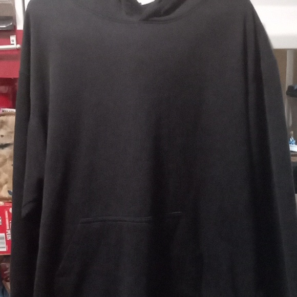 Black Hoodie with Graphic Hit on Back. - Picture 2 of 12